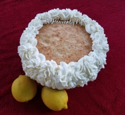 Lemon Mousse Sponge Cake 